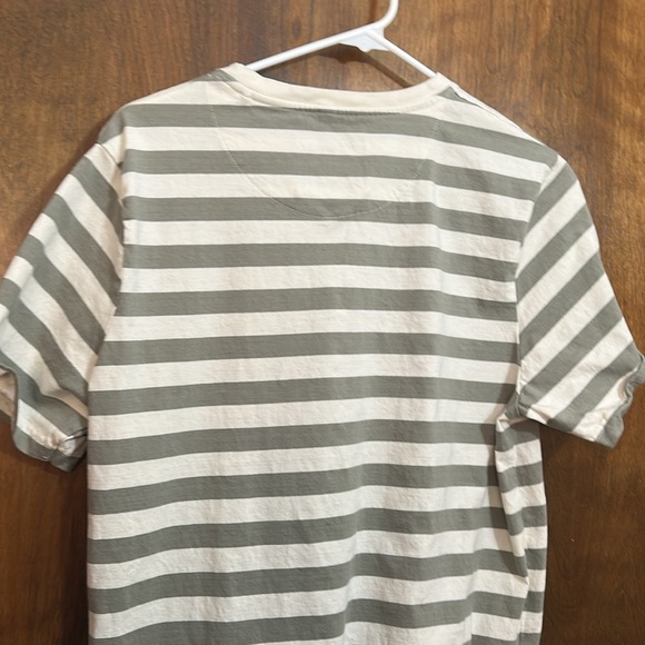 Denim & Flower Gray and White Striped Tee - Picture 6 of 6